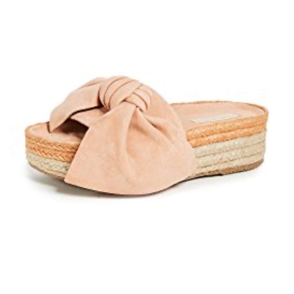 Paloma Barcelo Blush Espadrille Slides